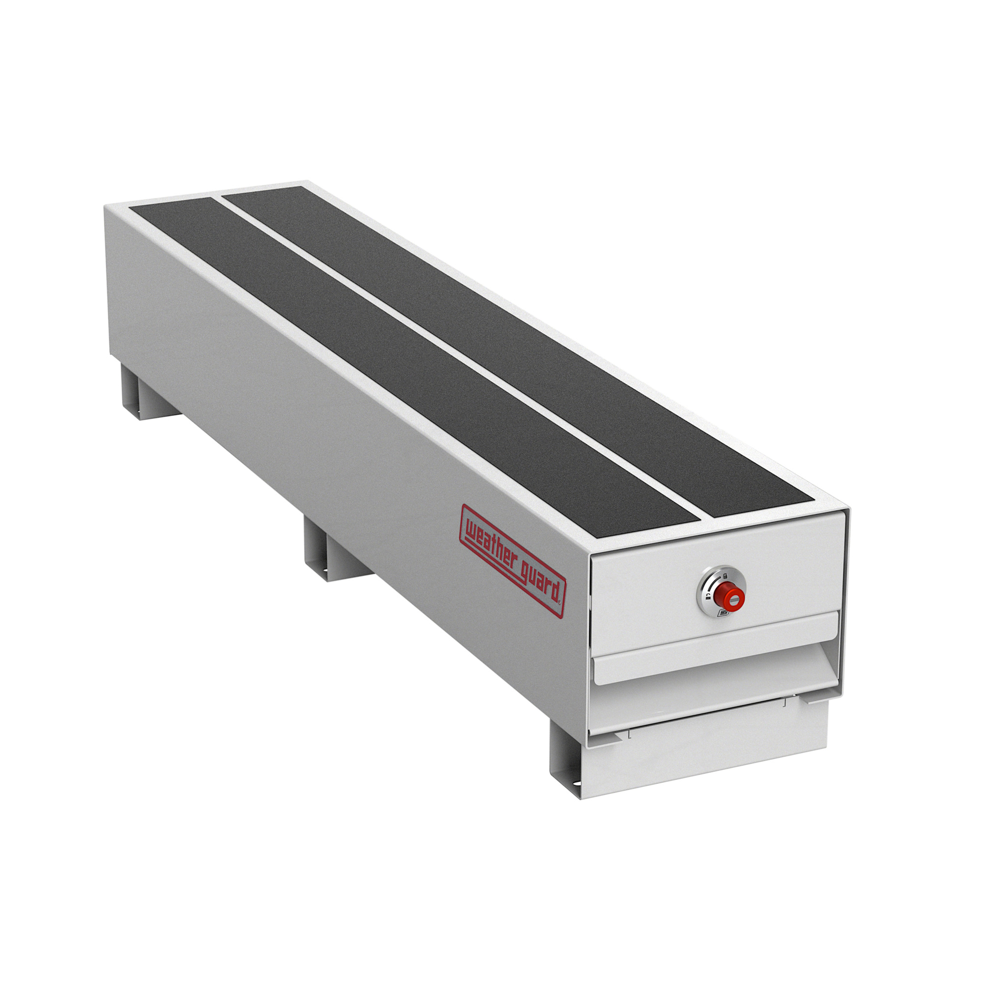 Weather Guard PACK RAT Slim Truck Box Storage Drawer, Steel, White, 48in x 10.25in x 9.5in, Model# 305-3-04